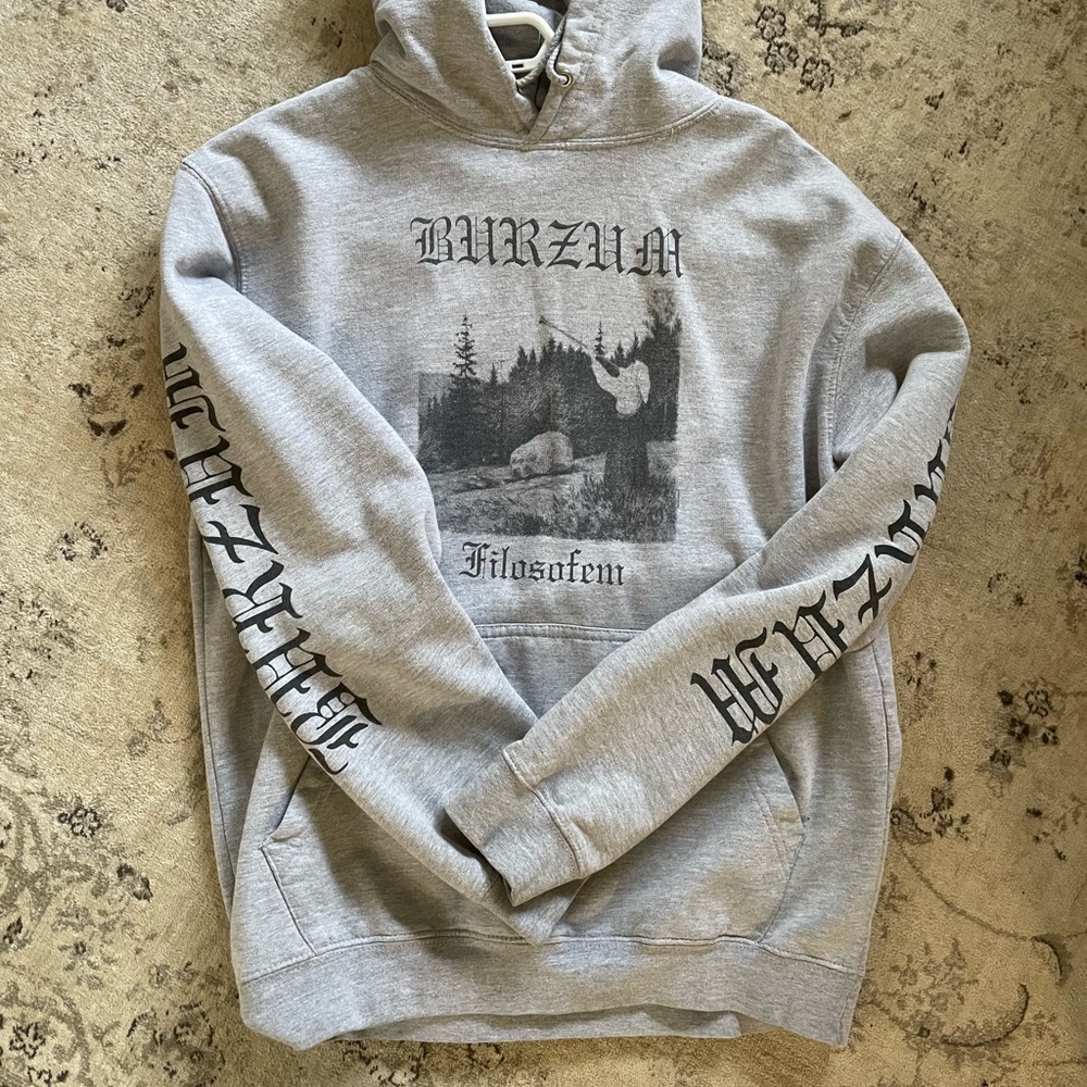 Vintage Burzum Metal Band Hoodie